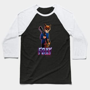 Foxy Man T-Shirt guitar rock style Baseball T-Shirt